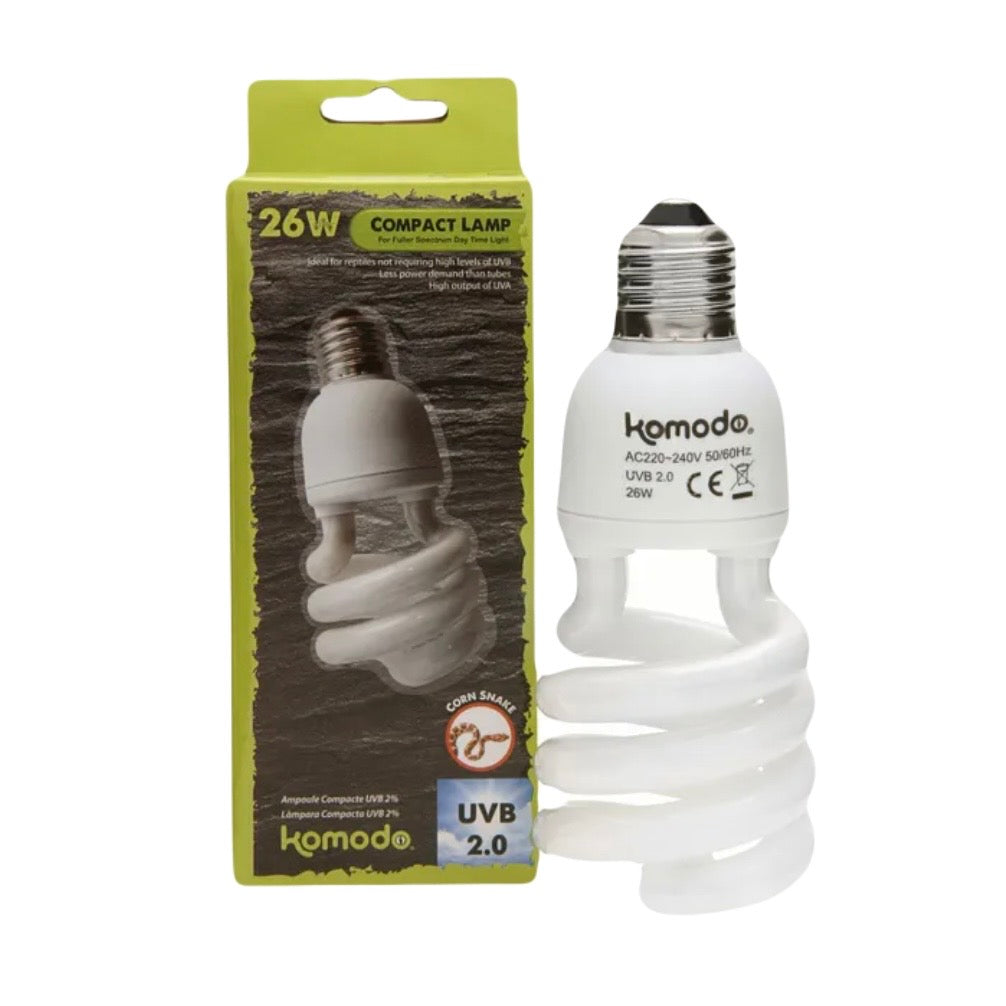 Komodo Compact Lamp UVB 2% ES 26W