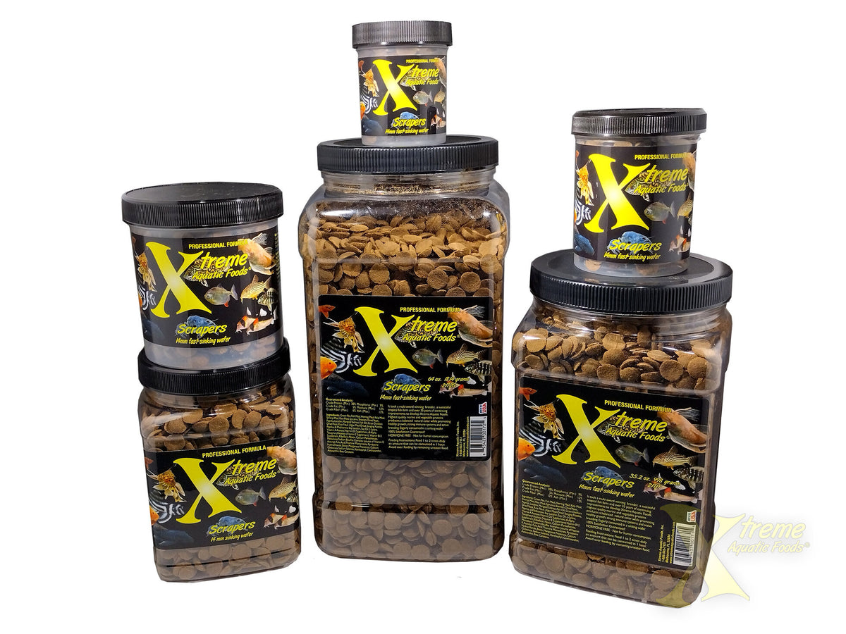 Xtreme Scrapers® - 13-14mm Fast Sinking Wafers with Pea Protein & Cellulose
