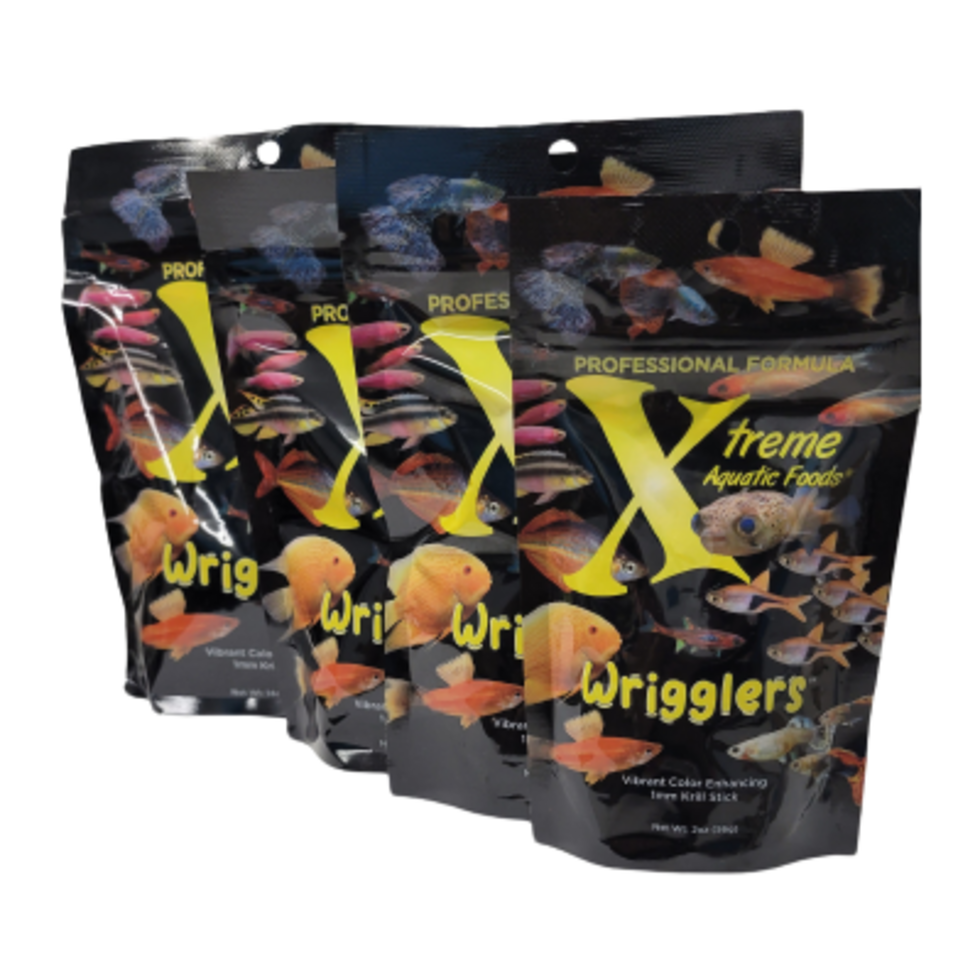 Xtreme Wrigglers® - 1mm Slow Sinking Krill Sticks Resealable Pouch Bag