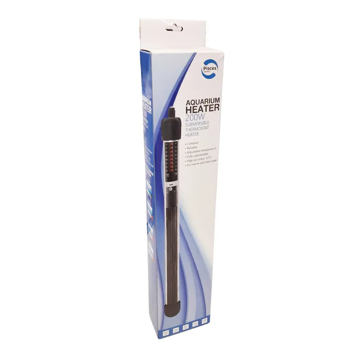 Pisces Aquatics Aquarium Heater 200W