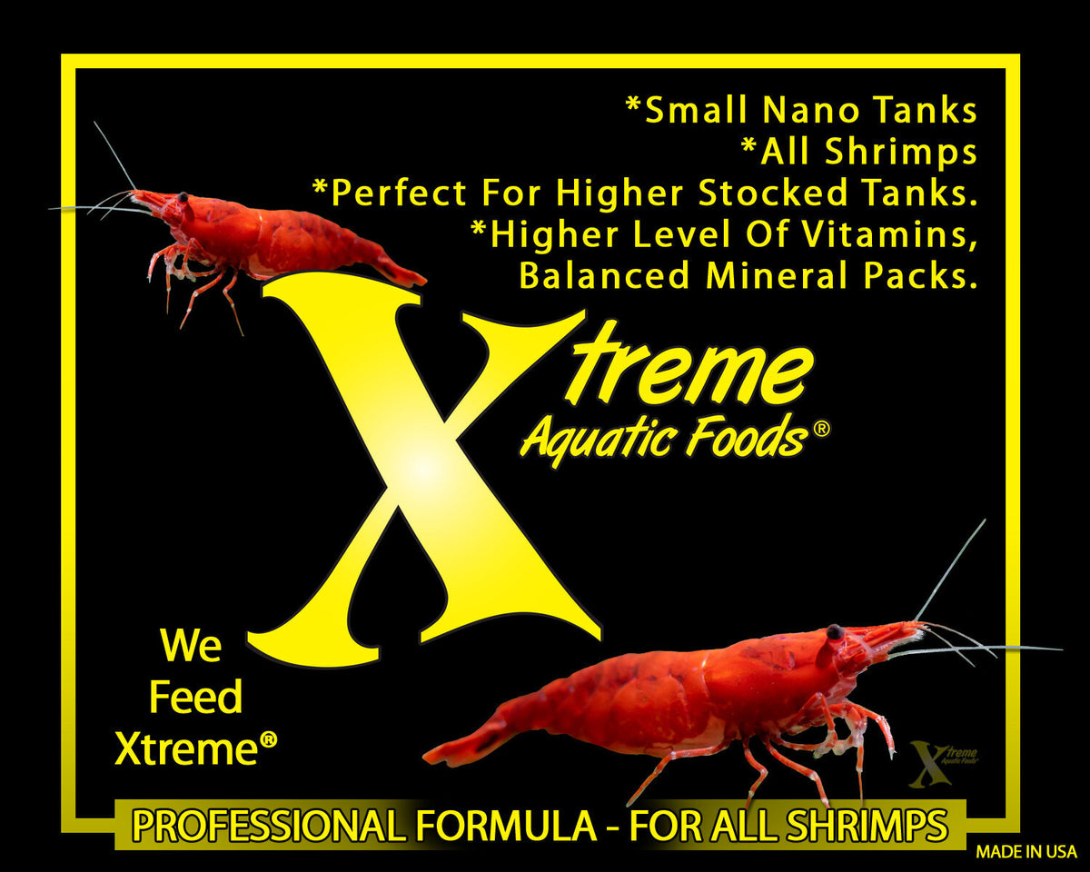 Xtreme Shrimpee® -3mm sinking sticks for Shrimps, Crabs, Crayfish, Loaches and Corys