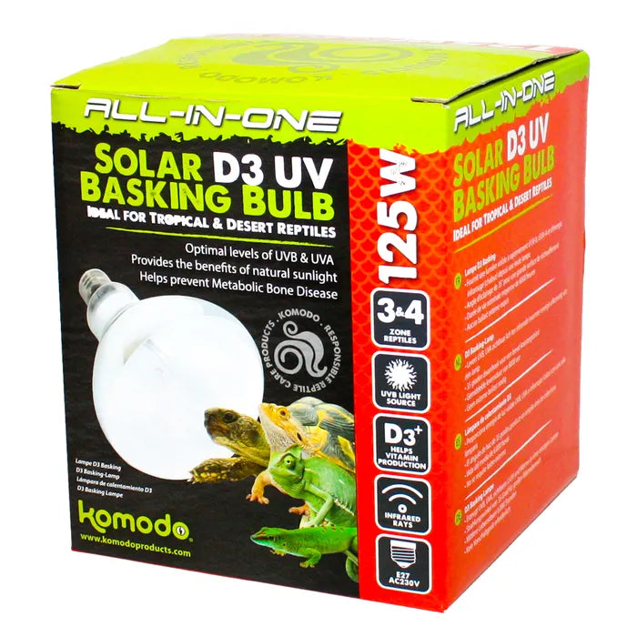 Komodo Solar D3 UV Basking Bulb 125W