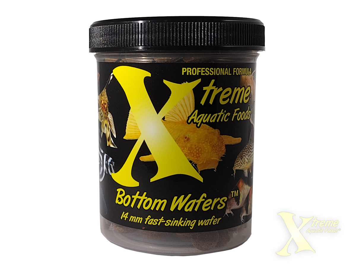 Xtreme Bottom Wafers - 14mm Fast Sinking Wafer with Pea Protein & Cellulose