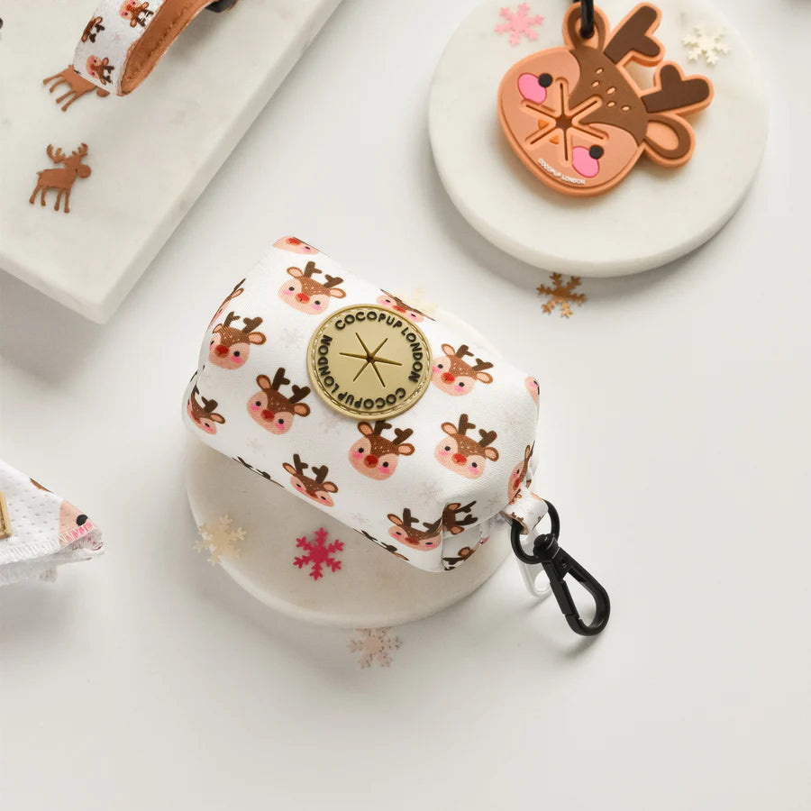 Cocopup London – Poop Bag Holder – Ralphie Reindeer