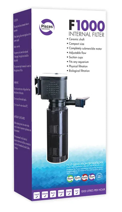 Pisces Aquatics Internal Filter F1000 1000L/H