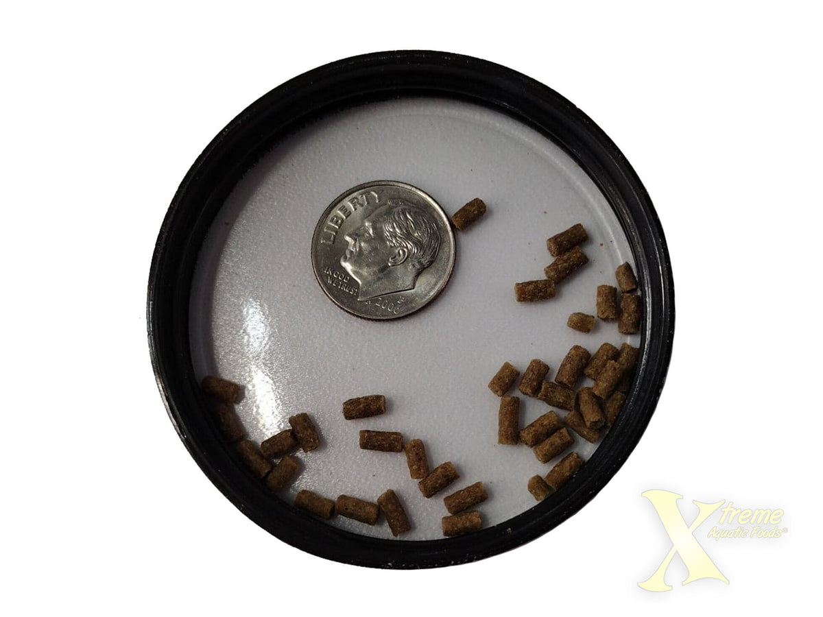 Xtreme Shrimpee® -3mm sinking sticks for Shrimps, Crabs, Crayfish, Loaches and Corys