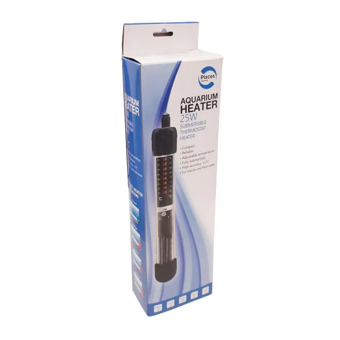 Pisces Aquatics Aquarium Heater 25W