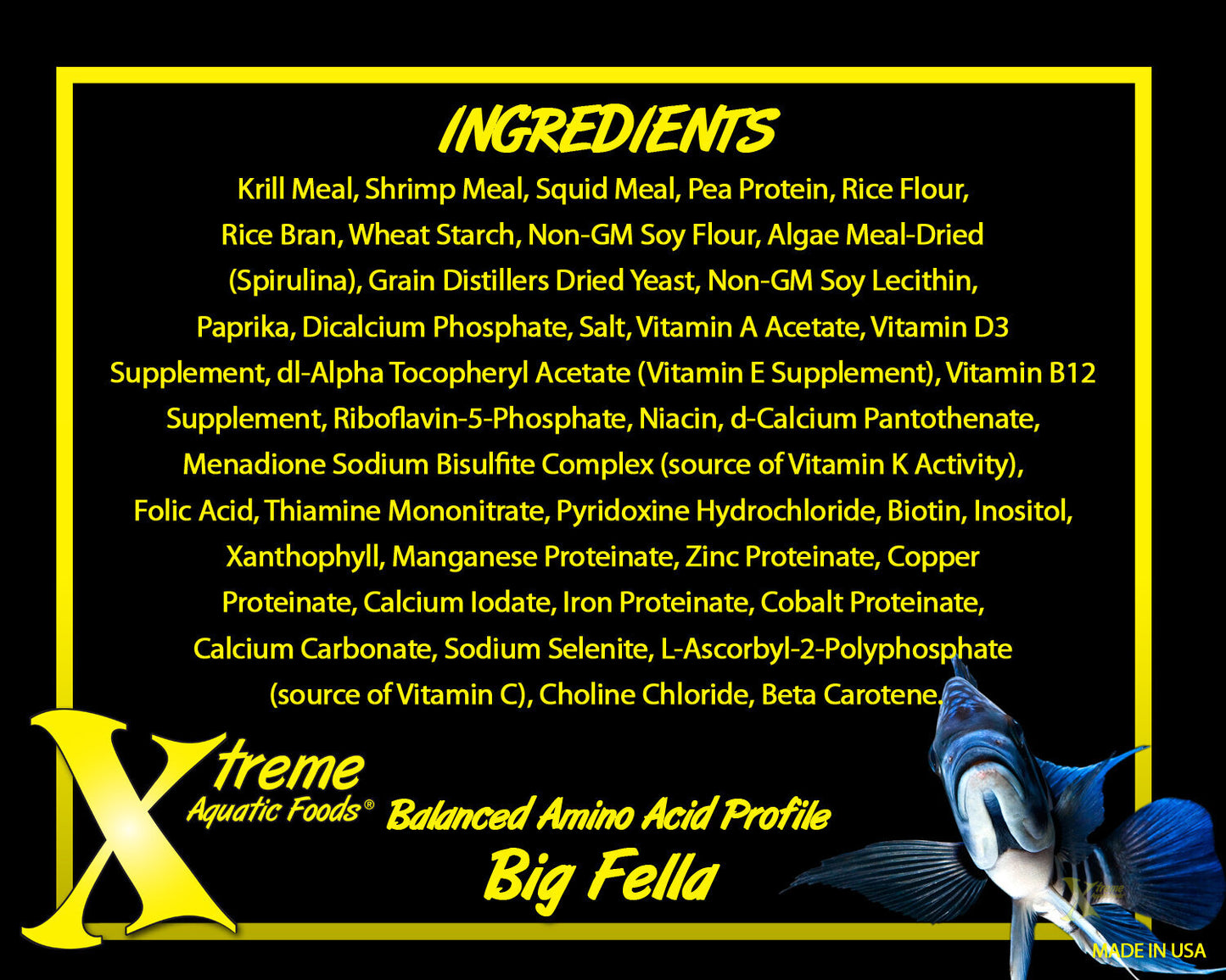 Xtreme Big Fella® - 3mm slow-sinking pellet