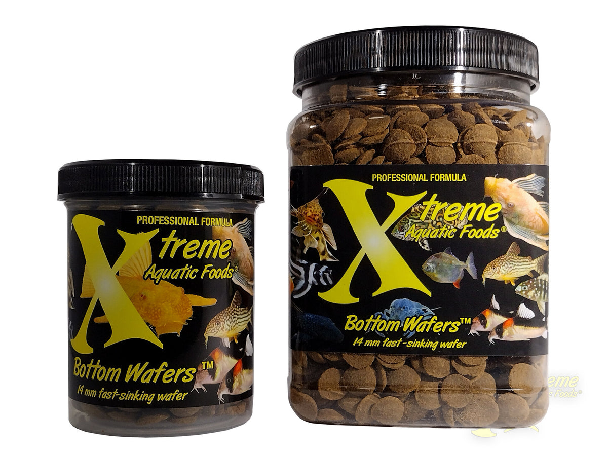 Xtreme Bottom Wafers - 14mm Fast Sinking Wafer with Pea Protein & Cellulose