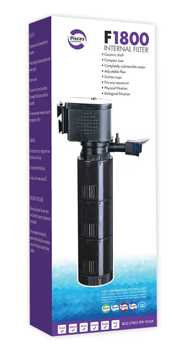 Pisces Aquatics Internal Filter F1800 1800L/H