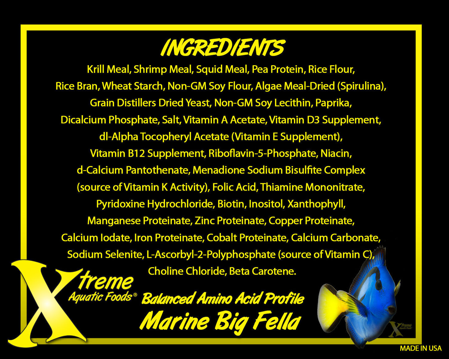 Xtreme Marine Big Fella® - 3mm slow-sinking pellet