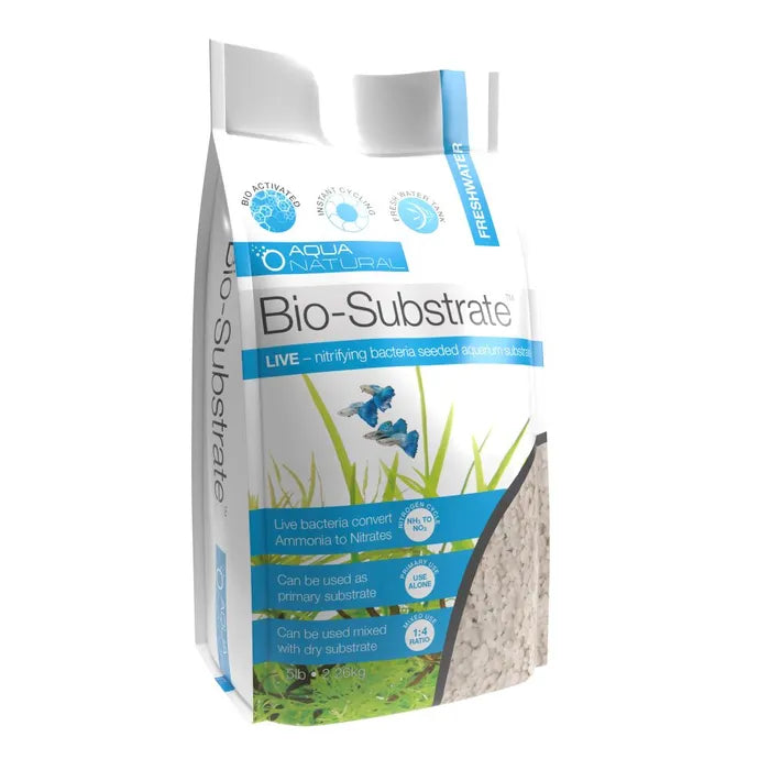 Aqua Natural Bio Substrate Aquarium Gravel Ice White 2.26kg