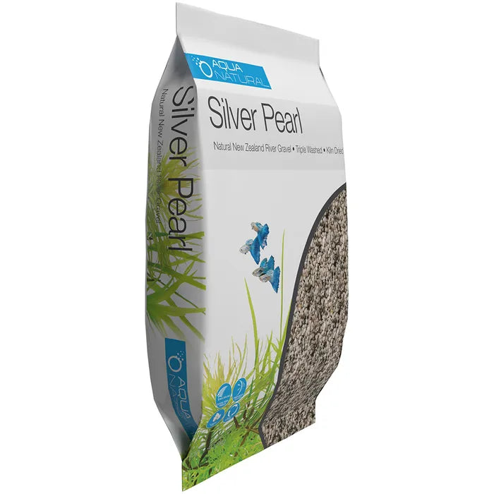 Aqua Natural Aquarium Gravel Silver Pearl 2-4mm