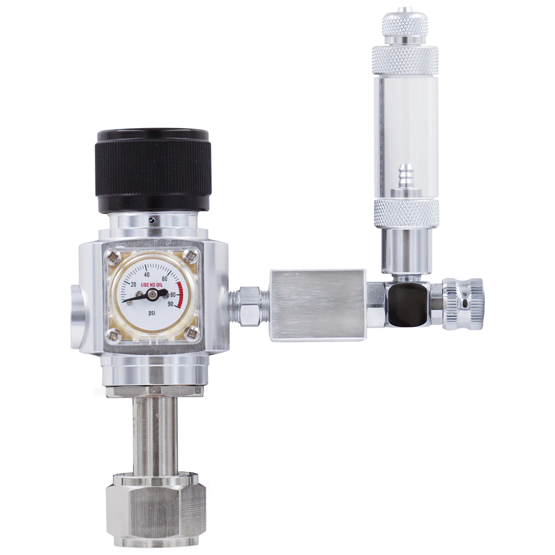 AquaLabs Mini Dual Stage CO2 Regulator - High Tech CO2 Aquarium Fish Tank Equipment