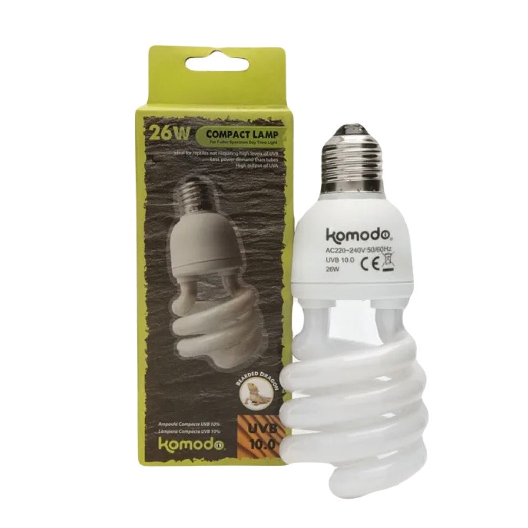 Komodo Compact Lamp UVB 10% ES 26W