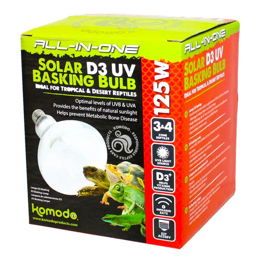 Komodo Solar D3 UV Basking Bulb 125W