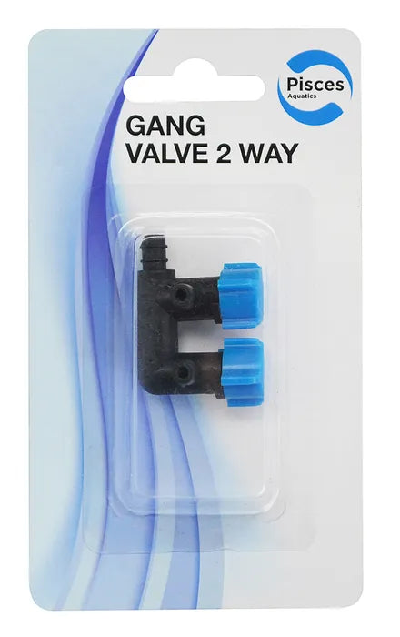 Pisces Aquatics Gang Valve 2 Way 1Pk