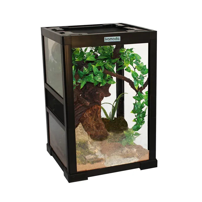Komodo Glass Terrarium Assembled 30X30X45cm
