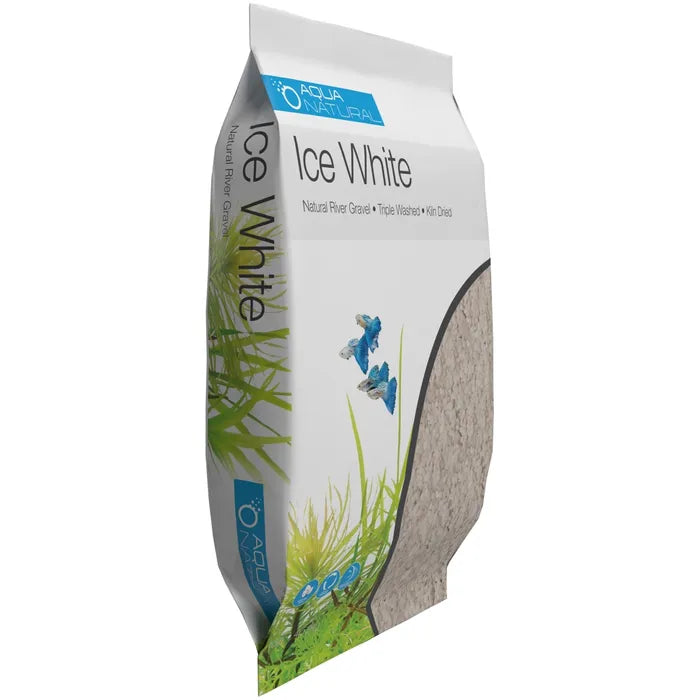 Aqua Natural Aquarium Gravel Ice White 2-4mm