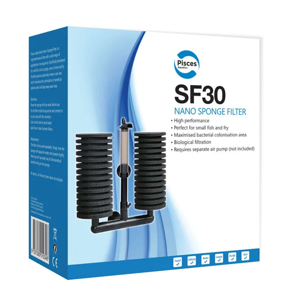 Pisces Aquatics Nano Sponge Filter SF30