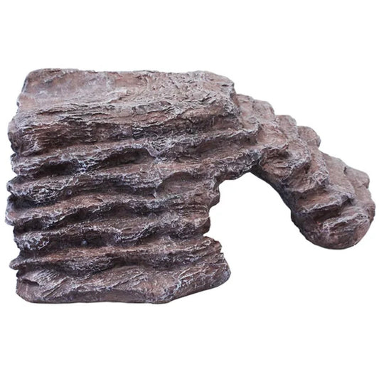 Komodo Basking Platform Corner Ramp Brown Large