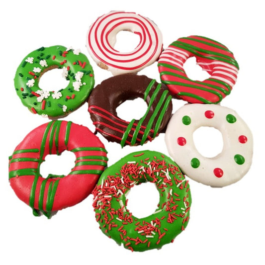 Huds and Toke – Large Christmas Doggy Donuts - 30 Pack