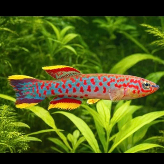 Steel Blue Killi Fish Aphyosemion gardneri 3cm (Group of 5)