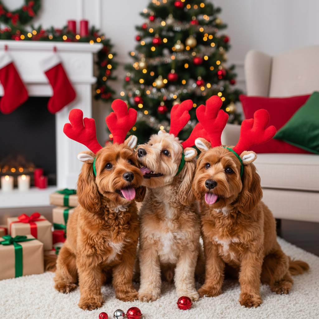 Zippy Paws – Christmas Antlers Headband