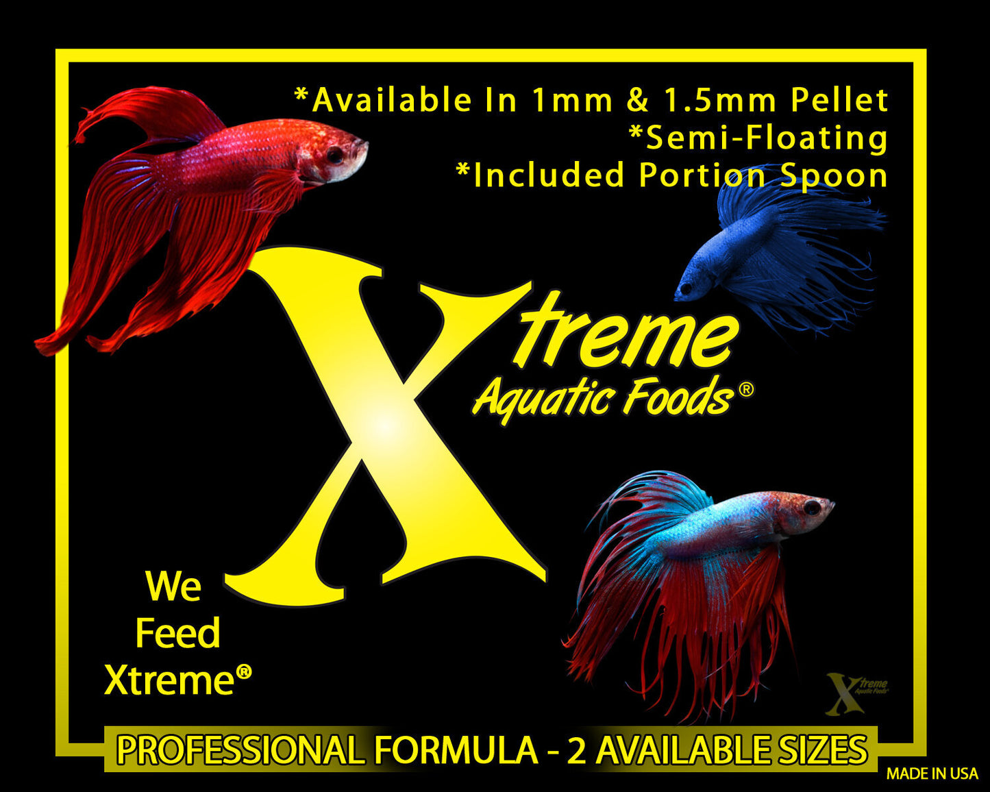 Xtreme Betta Pellets - Floating Pellets Size: 71gm (2.5oz)