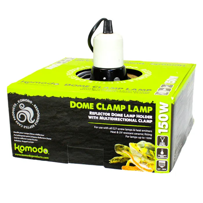 Komodo Dome Clamp Lamp Fixture 21cm