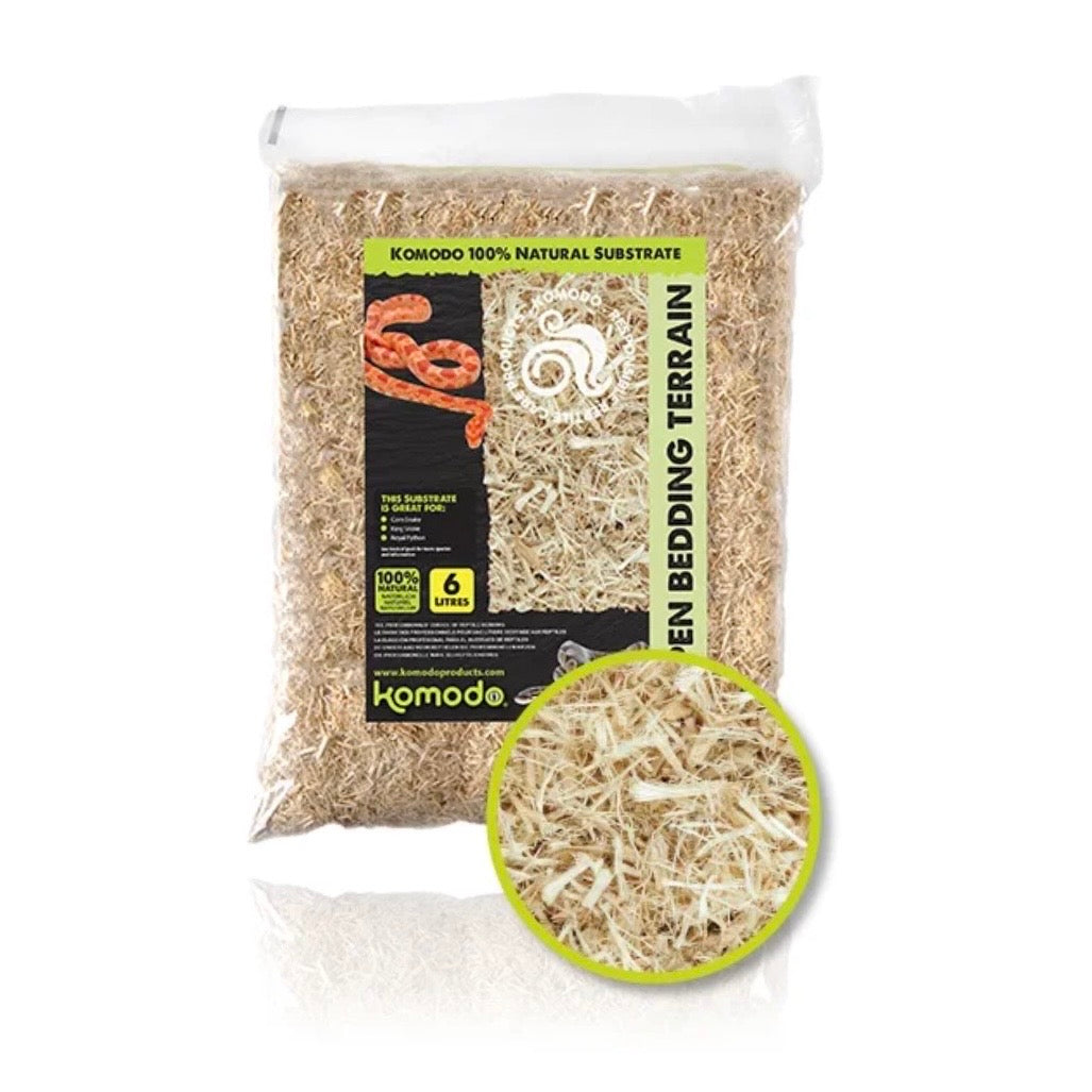 Komodo Aspen Snake Bedding 12L