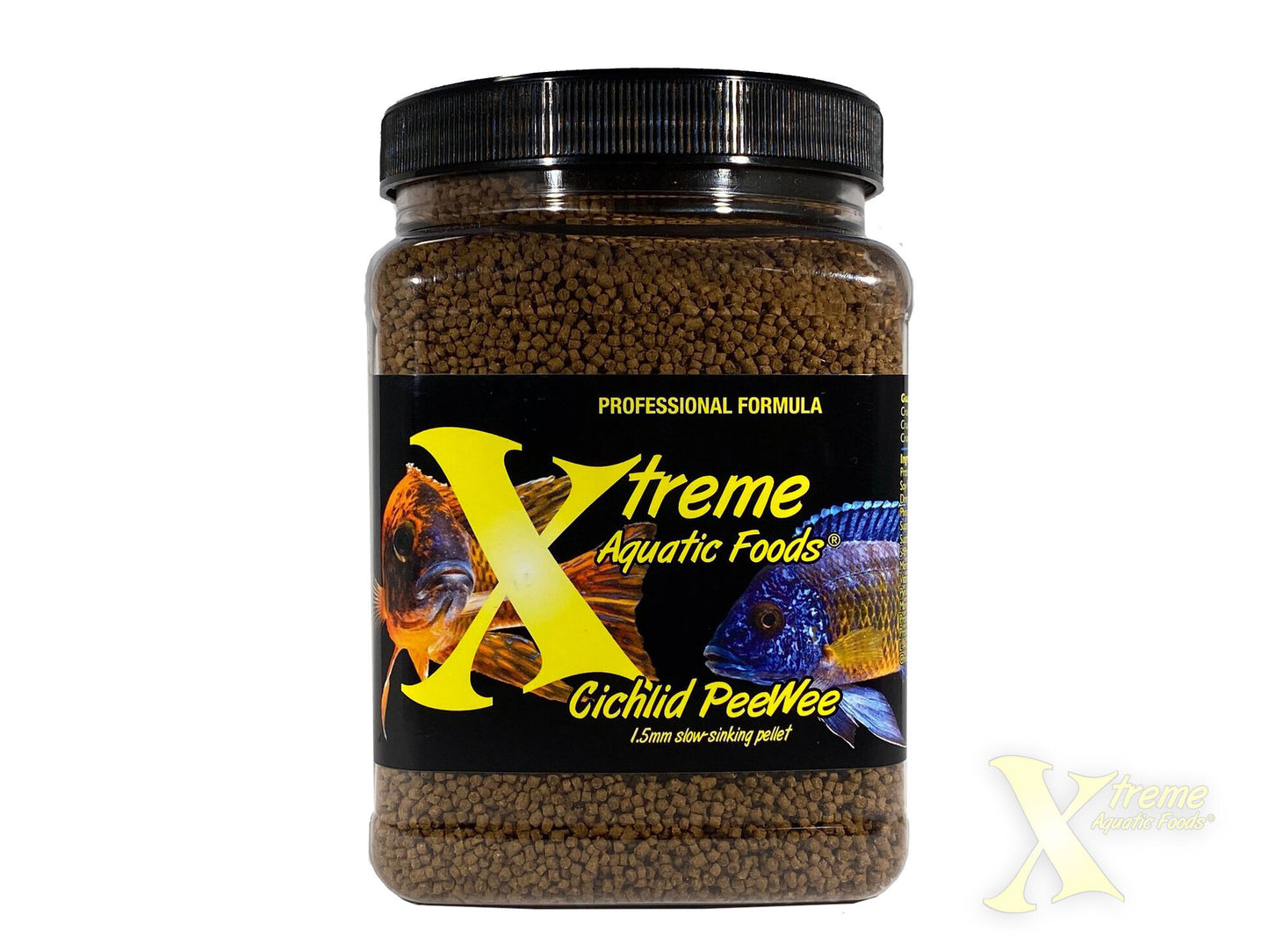 Xtreme Cichlid PeeWee® - 1.5mm slow-sinking pellet