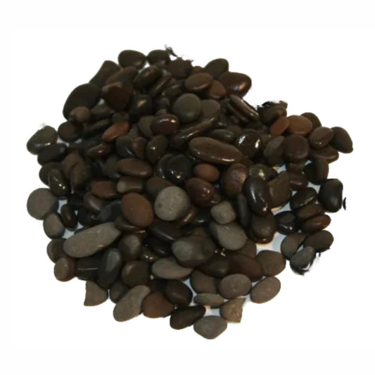 Midnight Black Aquarium River Pebble 4-6mm