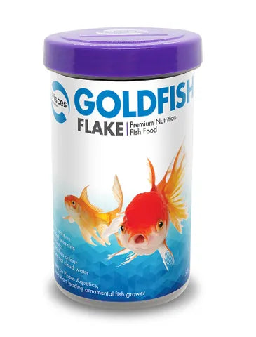 Pisces Aquatics Goldfish Flake 24-180g Premium Nutrition Fish Food