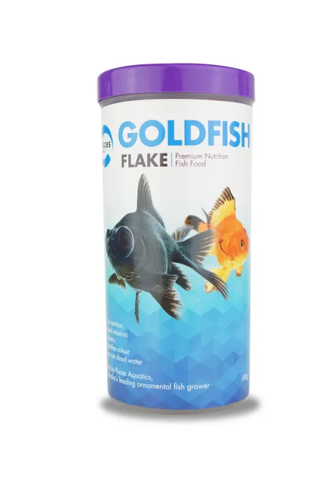 Pisces Aquatics Goldfish Flake 24-180g Premium Nutrition Fish Food