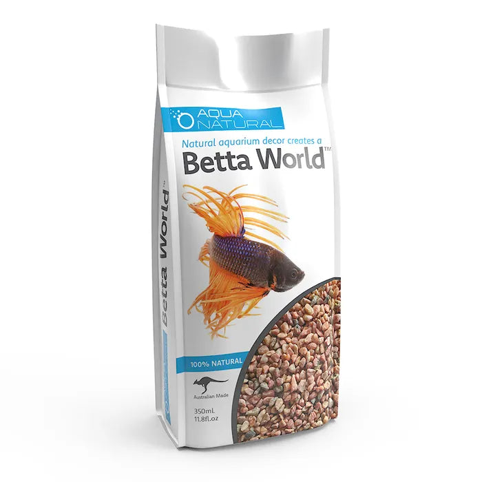 Aqua Natural Betta World Flamingo Aquarium Gravel 350g