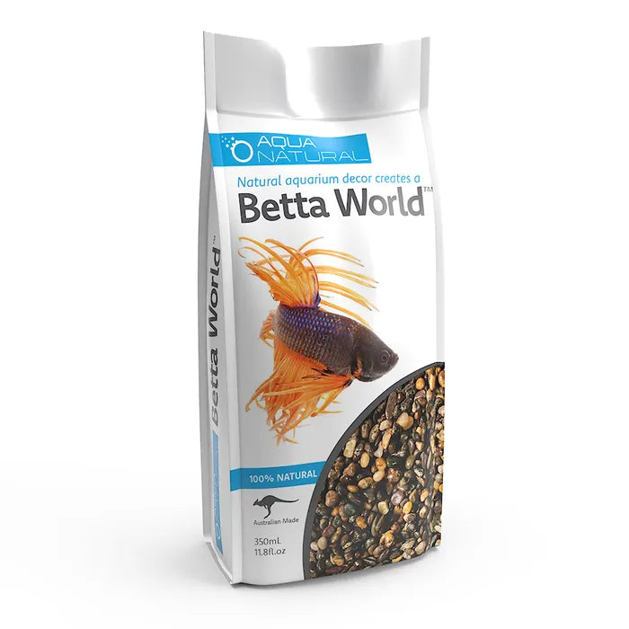 Aqua Natural Betta World Midnight Aquarium Gravel 350g