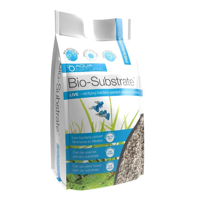 Aqua Natural Bio Substrate Aquarium Gravel Silver Pearl 2.26kg