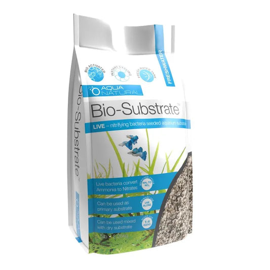 Aqua Natural Bio Substrate Aquarium Gravel Silver Pearl 2.26kg