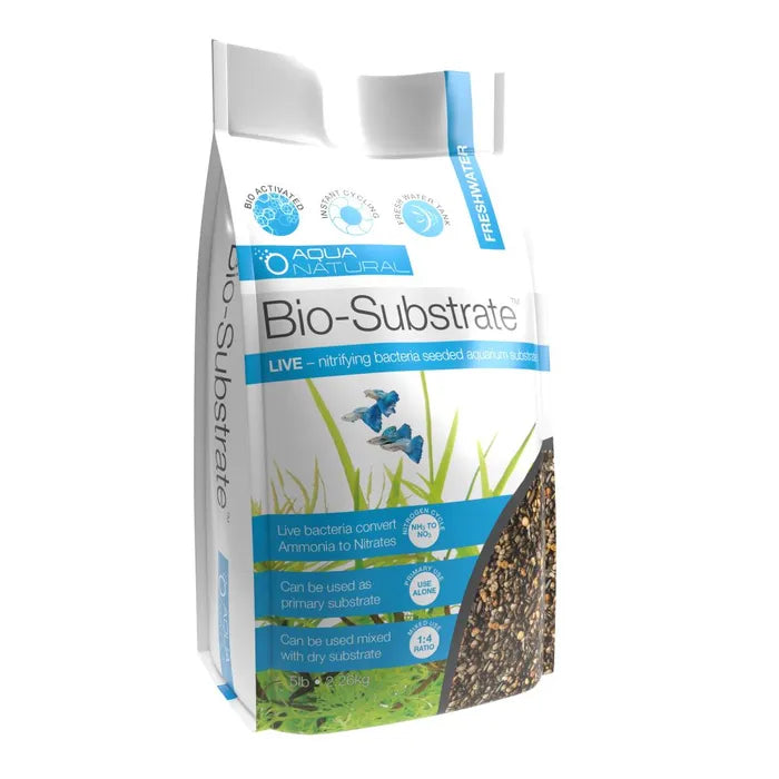 Aqua Natural Bio Substrate Aquarium Gravel Midnight Pearl 2.26kg