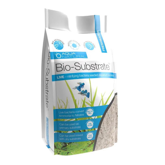 Aqua Natural Bio Substrate Aquarium Gravel Ice White 2.26kg