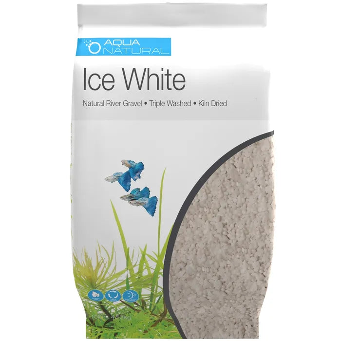 Aqua Natural Aquarium Gravel Ice White 2-4mm