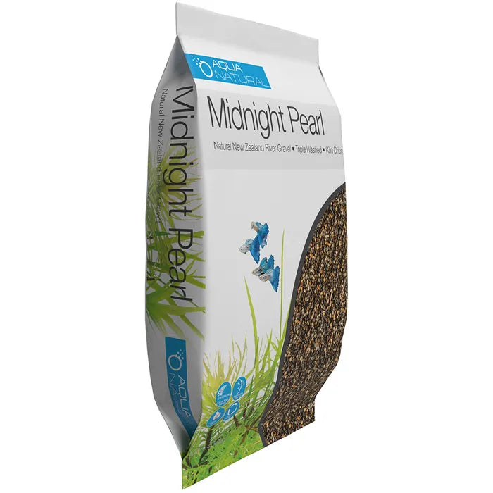 Aqua Natural Aquarium Gravel Midnight Pearl 2-4mm