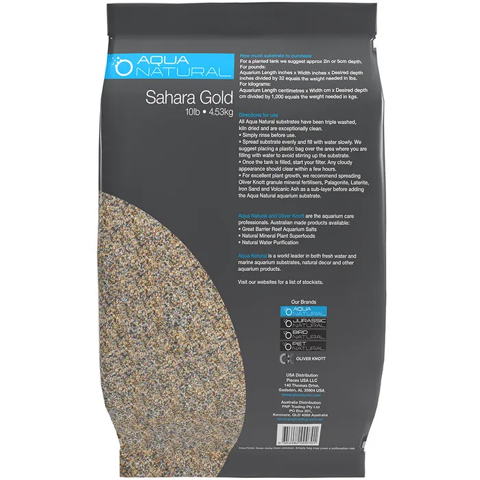 Aqua Natural Aquarium Saharah Gold Sand