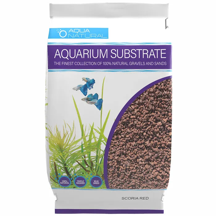 Aqua Natural Scoria Red Lava Rock Substrate Base