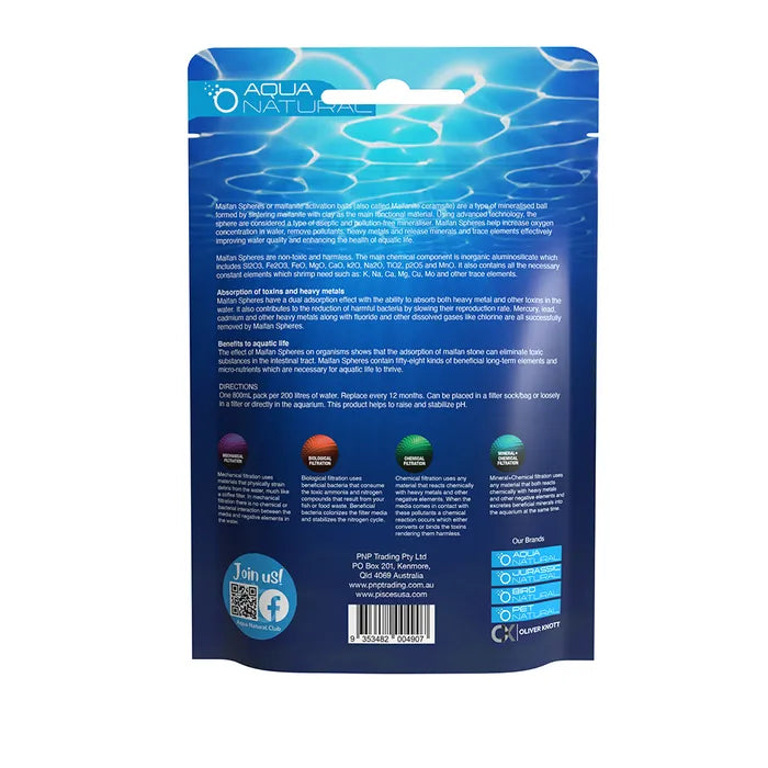 Maifan Spheres Filter Media 800g