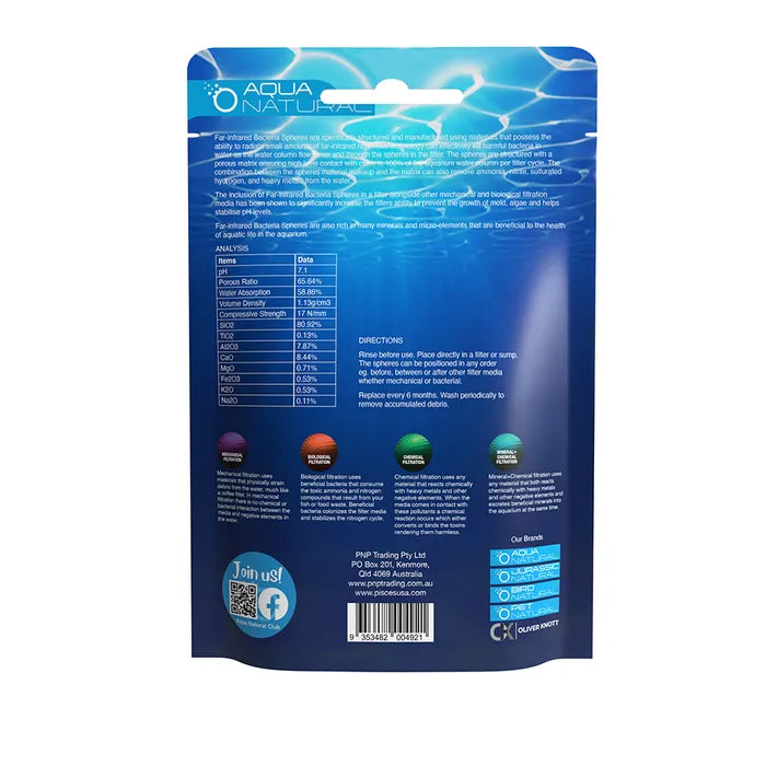 Infrared Bacteria Spheres Filter Media 500g