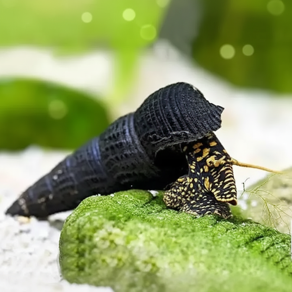 Sulawesi Rabbit Snail (black shell) 1-2cm