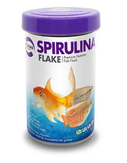 Pisces Aquatics Spirulina Flake 24-100g Premium Nutrition Fish Food