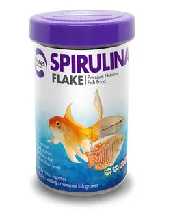 Pisces Aquatics Spirulina Flake 24-100g Premium Nutrition Fish Food